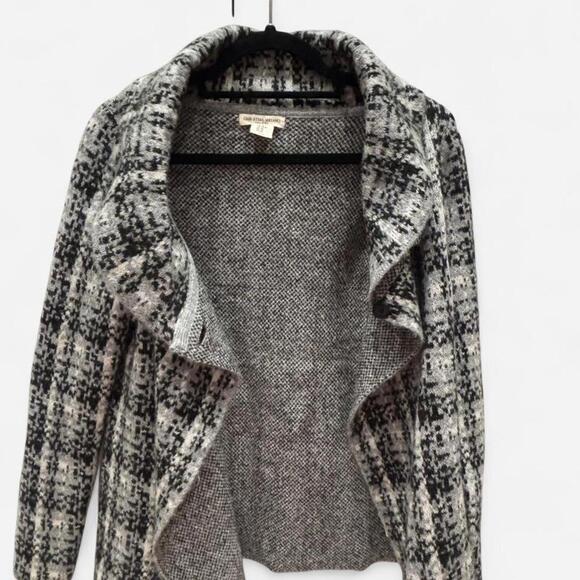 Christian Siriano black and grey wool blend sweater #winterknits - Picture 3 of 7